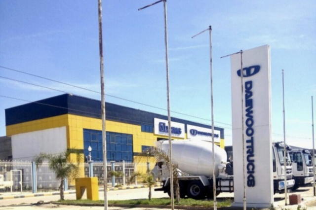 Tata　Daewoo　Commercial　Vehicle　sales　and　service　network　in　Oran,　Algeria.