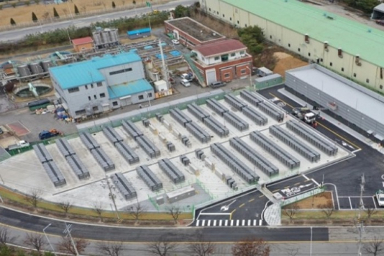 SK　D&D's　ESS　facilities　in　Korea　(Courtesy　of　SK　D&D)