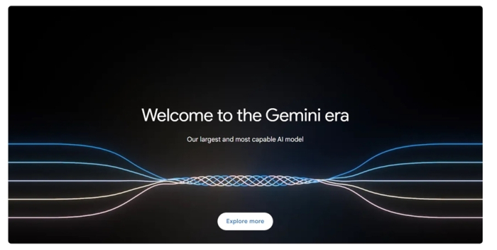 Google　DeepMind's　Gemini,　a　multimodal　large　language　model　(Screenshot　captured　from　Google's　website)