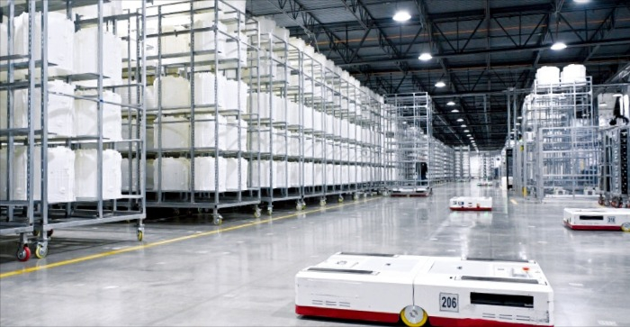 LG　Electronics'　smart　factory　at　its　Tennessee　plant　in　the　US