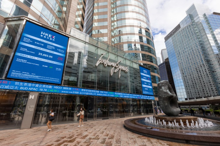 Hong　Kong　Stock　Exchange　(Courtesy　of　Getty　Images)