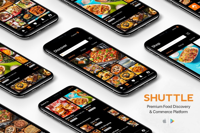 Shuttle　Delivery,　a　food　delivery　app　for　foreign　customers　in　Korea　(Courtesy　of　Shuttle　Delivery)