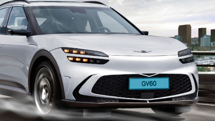 The　Genesis　GV60　equipped　with　AAS　(Courtesy　of　Hyundai　Motor　Group)