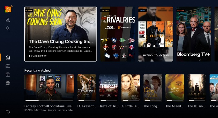 LG　Channels　3.0,　an　upgraded　version　of　LG's　streaming　service,　introduced　in　September　2023　(Courtesy　of　LG　Electronics) 