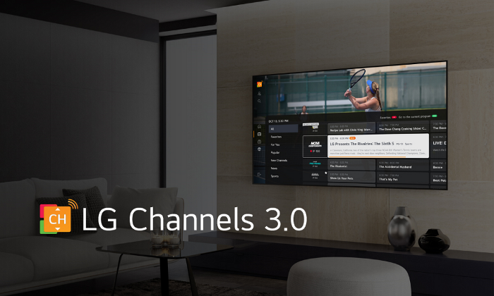 LG　Channels　3.0,　an　upgraded　version　introduced　in　September　2023　(Courtesy　of　LG　Electronics) 