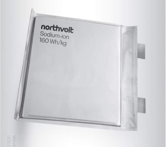 Northvolt's sodium-ion battery (Photo captured from Northvolt's website)