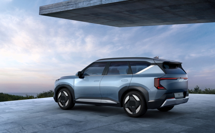 The Kia EV5 concept, its first China-made all-electric SUV