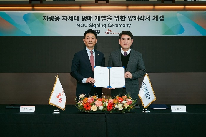 Hyundai　Motor,　SK　Enmove　to　join　forces　for　next-generation　vehicle　refrigerants