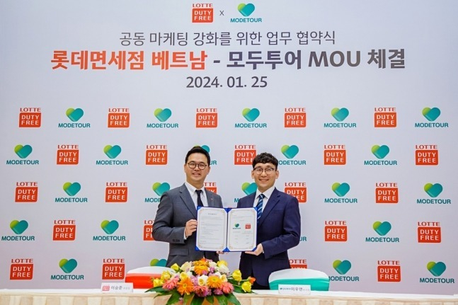 Lotte　Duty　Free,　Modetour　to　co-work　for　Vietnam　tourism