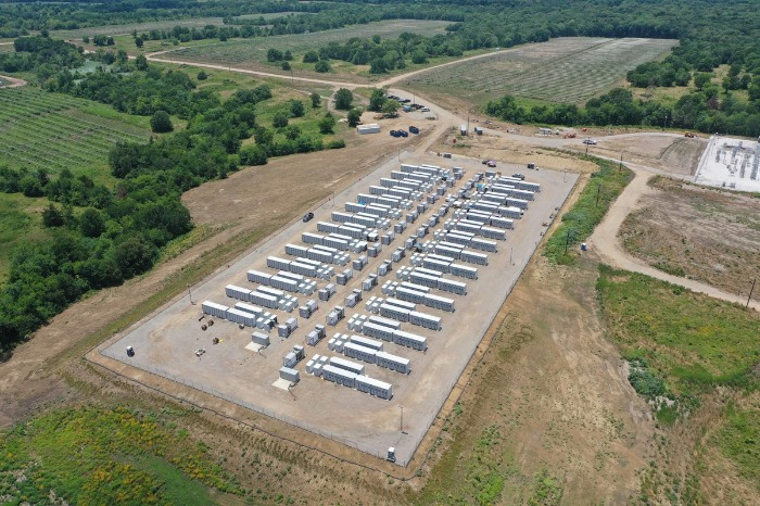 A　bird's　eye　view　of　LG　Energy　Solution　Vertech's　ESS　plant　in　Texas　 (Courtesy　of　LG　Energy　Solution　Vertech)