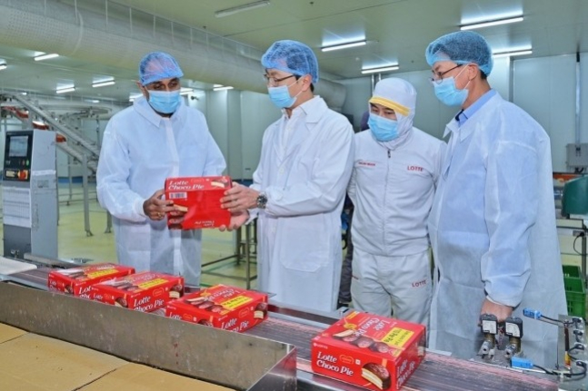 Lotte Wellfood's factory in Haryana, India