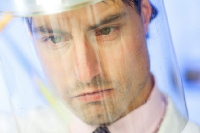 SK Chemicals showcases a face shield using copolyester materials