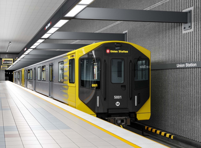 Electric　trains　that　Hyundai　Rotem　plans　to　supply　to　LA　Metro