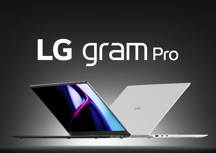 The　LG　gram　Pro　laptop　is　embedded　with　Intel's　latest　CPU　tailored　to　neuro　processing　for　AI 