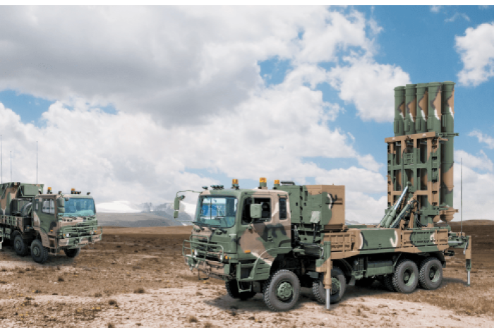 Screenshot of the M-SAM II system captured from the LIG Nex1 website