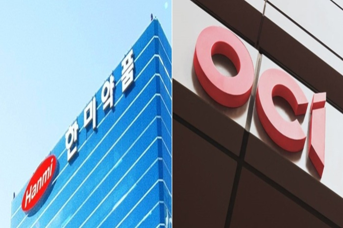 Hanmi headquarters (left), OCI headquarters