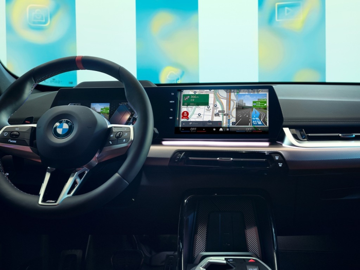 BMW’s　new　car　GPS　navigation　system　for　vehicles　sold　in　South　Korea,　jointly　developed　with　the　leading　domestic　navigation　app　operator　Tmap　Mobility　(Courtesy　of　BMW　Korea)