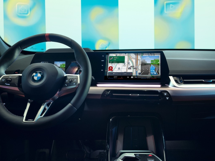 BMW’s new car GPS navigation system for vehicles sold in South Korea, jointly developed with the leading domestic navigation app operator Tmap Mobility (Courtesy of BMW Korea)