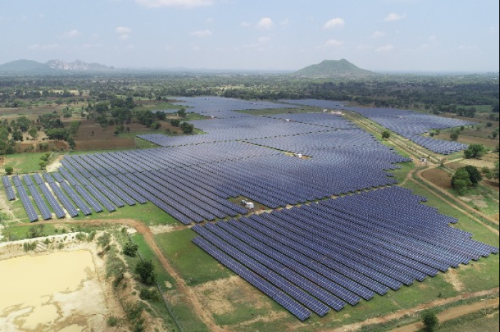 Sadipali, a 27.35 MW solar energy station in India (Courtesy of NextEnergy Capital)