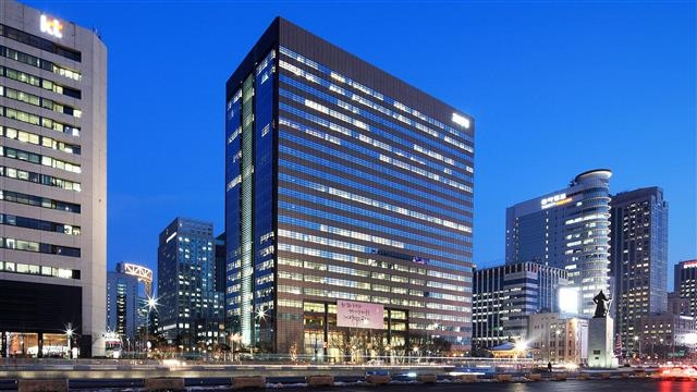Kyobo　Life's　headquarters　in　central　Seoul