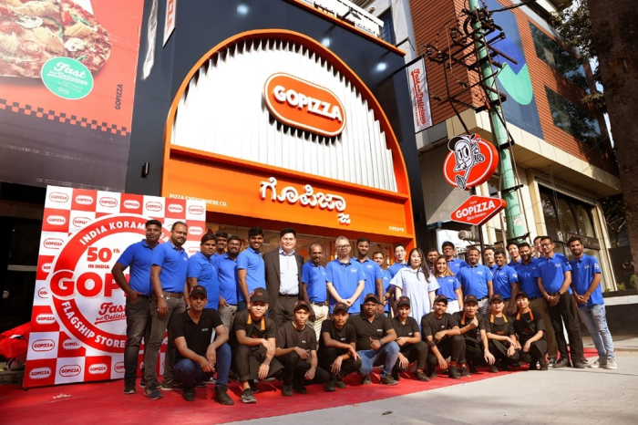 Gopizza’s　50th　Indian　outlet　in　Koramangala,　Bengaluru　(Courtesy　of　Gopizza)