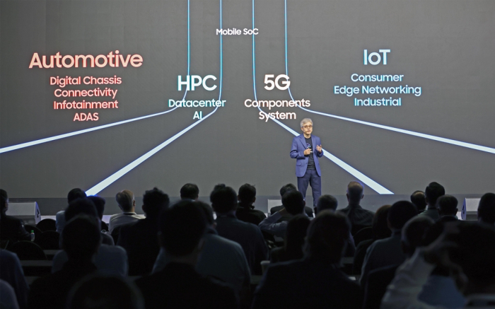 Samsung's foundry business chief Choi Si-young unveils a new tech roadmap at Samsung Foundry Forum 2022