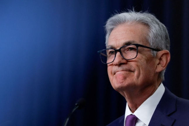 Federal　Reserve　Chair　Jerome　Powell　(Courtesy　of　Yonhap　News)