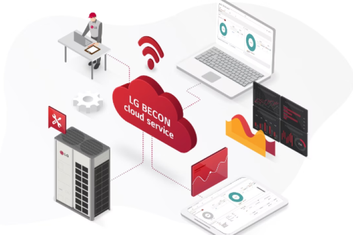LG's Becon Cloud, a remote energy usage monitoring and control platform (Courtesy of LG)