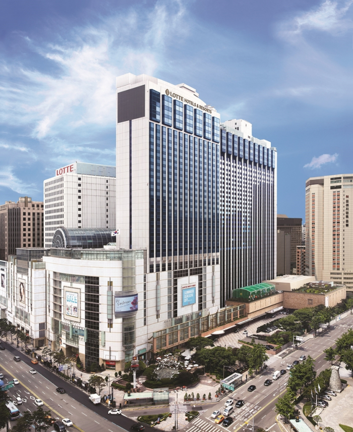 Lotte Hotel in central Seoul