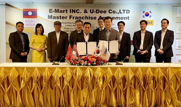 E-Mart signs a master franchise agreement with Laos-based UDEE Co.