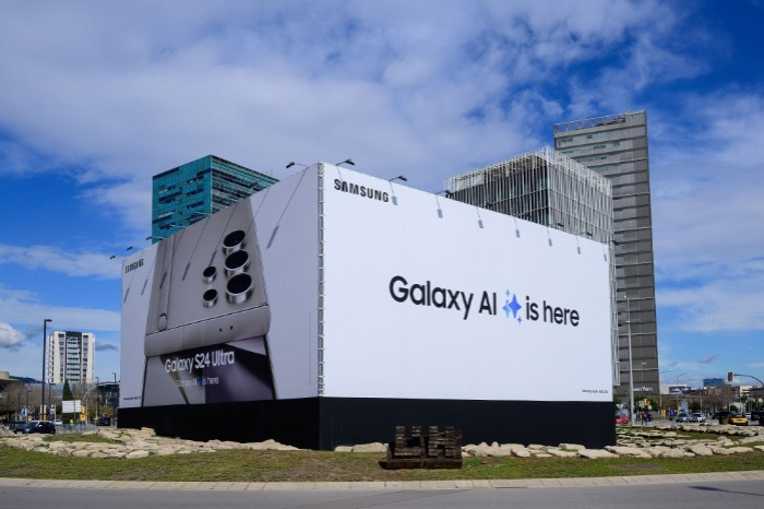 Samsung's　exhibition　at　MWC　2024　(Courtesy　of　Samsung)