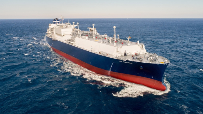 HD　Korea　Shipbuilding　&　Offshore　Engineering’s　LNG　carrier　with　a　174,000-cubic-meter　capacity　(Courtesy　of　HD　KSOE)
