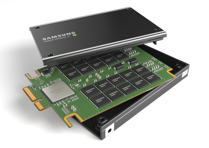 Samsung's　128　GB　DRAM　based　on　the　compute　express　link　(CXL)　2.0　memory