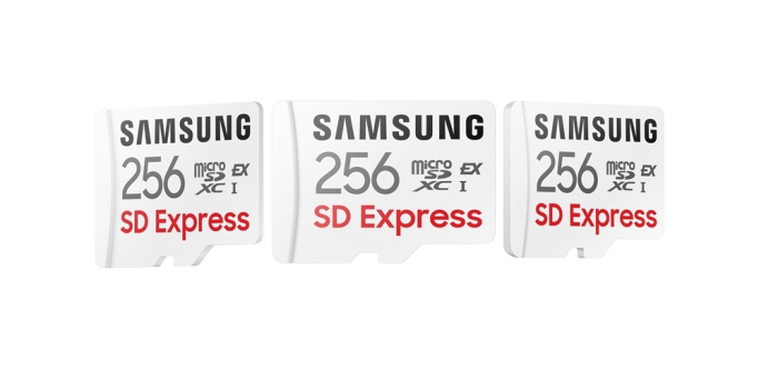 Samsung's 256 MB SD Express microSD cards