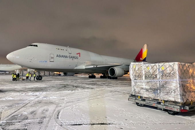 Asiana　Airlines　cargo　aircraft　(Courtesy　of　Asiana)