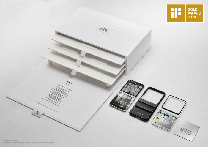 Galaxy Z Flip 5 Maison Margelia Edition won the Gold Award at iF Design Awards 2024