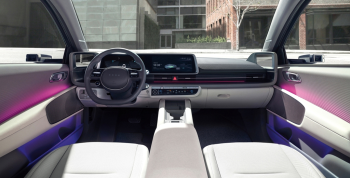 Interior of Hyundai Motor's 2024 IONIQ 6