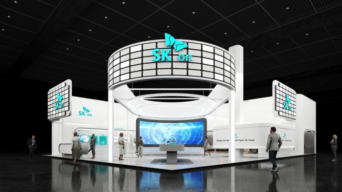 Image of SK On booth at the InterBattery 2024 in Seoul (Courtesy of SK On)