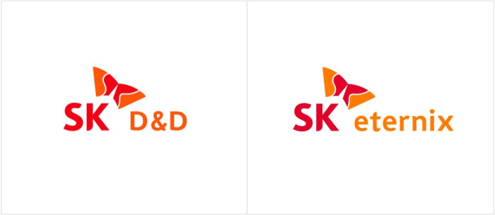 Logos　of　SK　D&D　and　SK　Eternix　(Courtesy　of　SK　D&D)