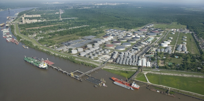 Blue ammonia production facilities of the St. Charles project (screenshot captured from the CIP website)