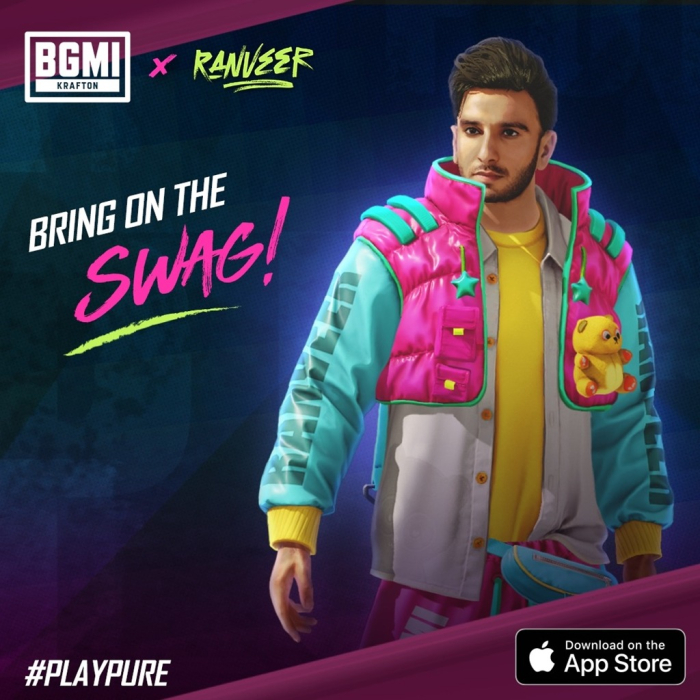 BGMI with Ranveer Singh (Courtesy of BGMI Facebook)