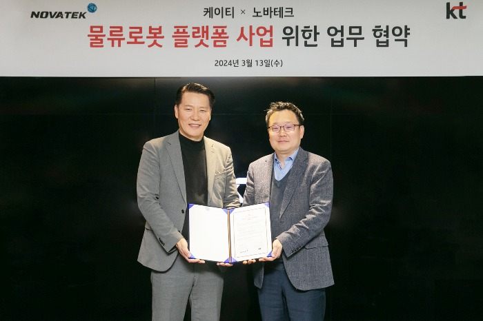 KT, Novatek to collaborate on logistics robot platform