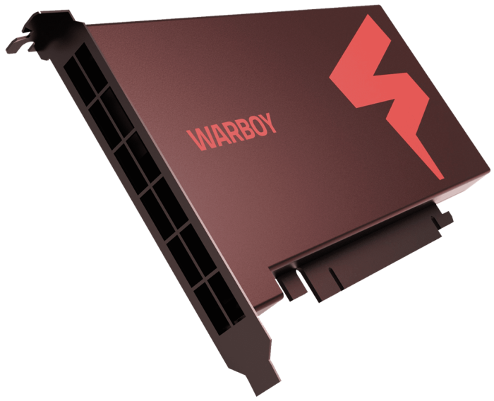 Warboy, an AI chip made by FuriosaAI, a Korean fabless chip designer