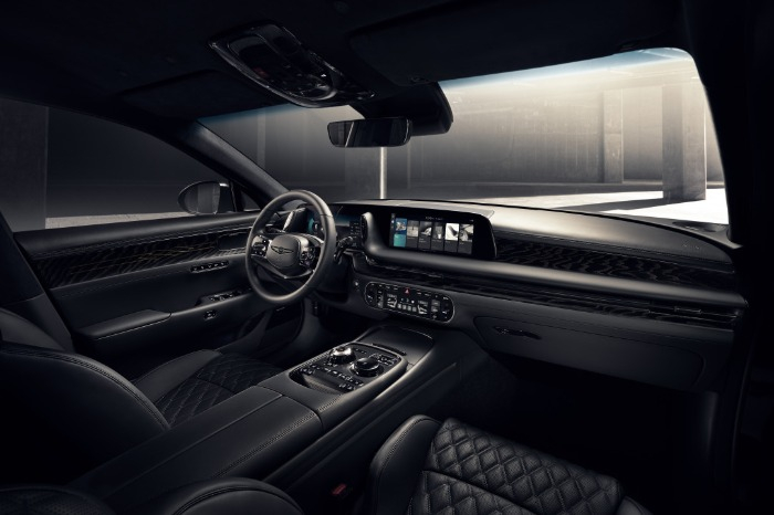 The　interior　of　Genesis　G90　Black　(Courtesy　of　Hyundai　Motor)