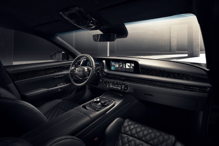 The interior of Genesis G90 Black (Courtesy of Hyundai Motor)
