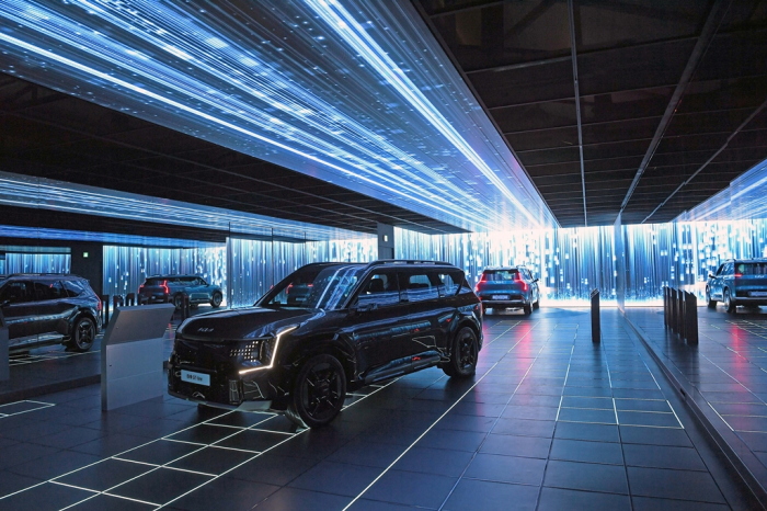 Kia's EV9 equipped with software-defined vehicle (SDV) technology