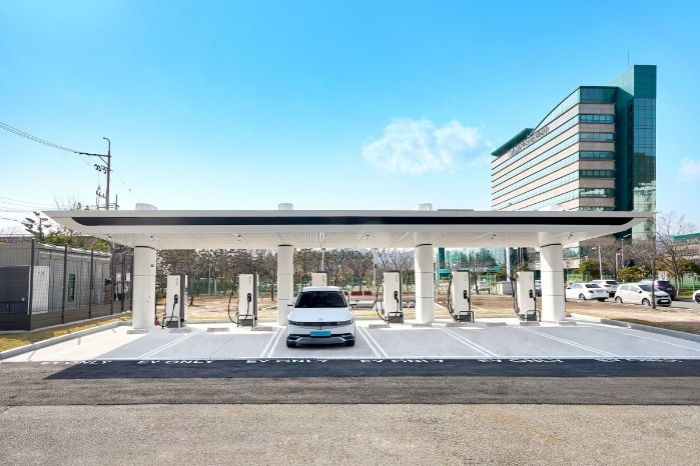 Hyundai　Motor　Group's　ultra-fast　EV　charger　E-pit　in　Busan,　South　Korea　(Courtesy　of　Hyundai)