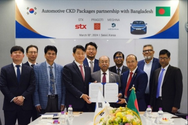 STX　to　supply　car　CKD　to　Bangladeshi　company　