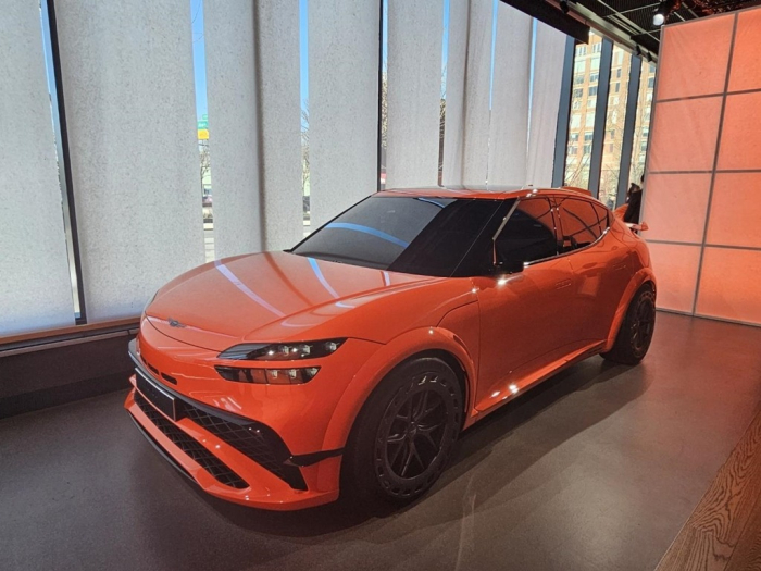 The Genesis GV60 Magma Concept (Courtesy of Yonhap)