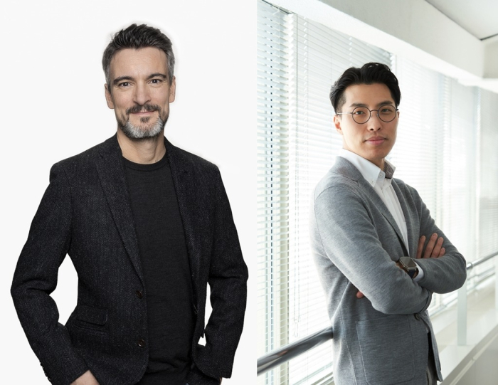 Oliver　Samson　(left),　head　of　Kia　Design　Center　Europe,　and　Lim　Seungmo,　head　of　Kia　Design　Center　China　(Courtesy　of　Kia)